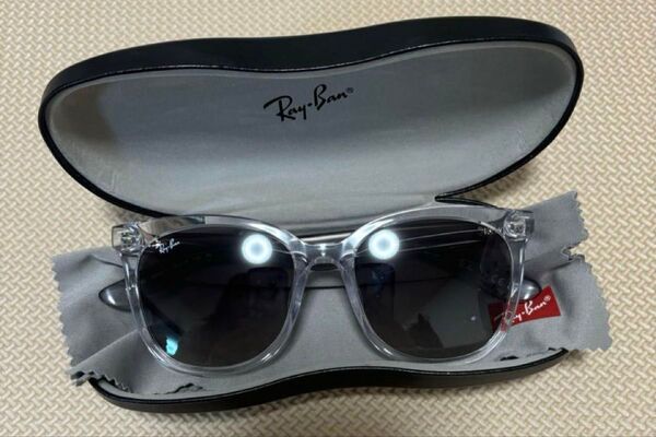 Ray-Ban レイバン サングラス RB4379D 人気のクリアフレーム 夏カラー 美品