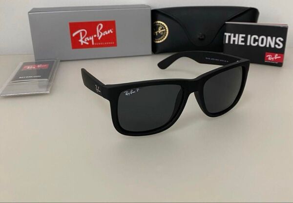 RayBan Justin RB4165 サングラス622/2V 偏光レンズポラロイズド 値下げ不可 新品未使用!