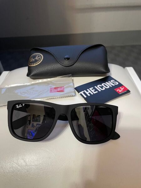 RayBan Justin RB4165 サングラス622/2V 偏光レンズポラロイズド 値下げ不可 新品未使用!