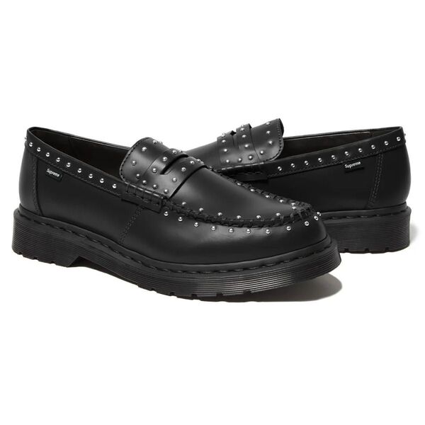 Supreme Dr. Martens Studded Penton Loafer Black 28cm