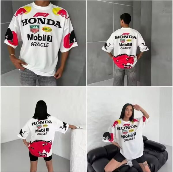 カッコいいHONDAレッドブルのTシャツ