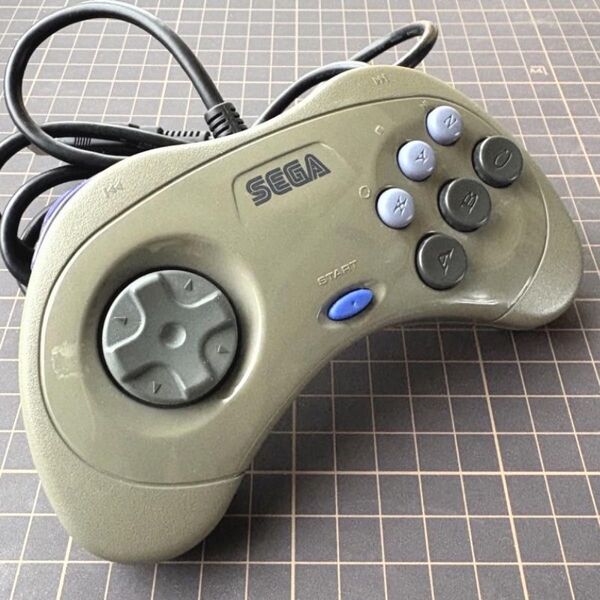 復刻版 SEGA SATURN セガサターン / コントロールパッド コントローラ / グレー / USB