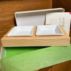 土佐龍 TOSARYU 四万十ひのき キョウトプレート 2皿 小皿 プレート ヒノキ 食器