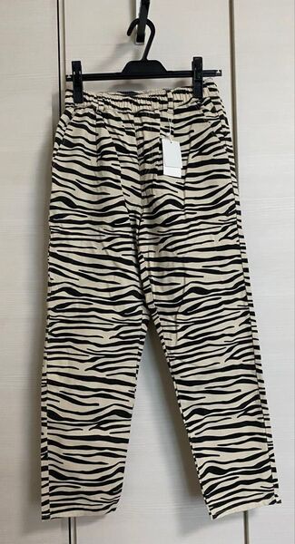 ゼブラ柄コットンパンツ Mサイズ