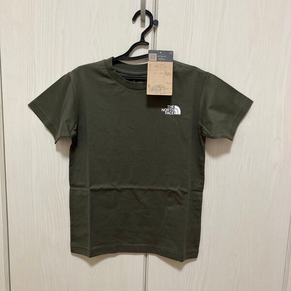 値下げ不可 ノースフェイス バックスクエアロゴティー 140cm キッズ 140 Tシャツ