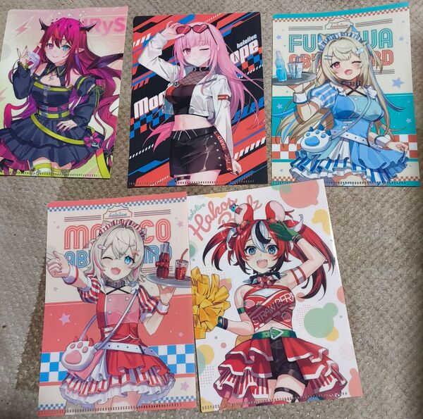 ホロライブEN 5枚クリアファイルセット