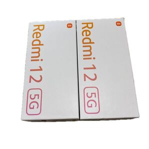 Redmi 12 5G Xiaomi スマートフォン 本体 シルバーとブラック 2台