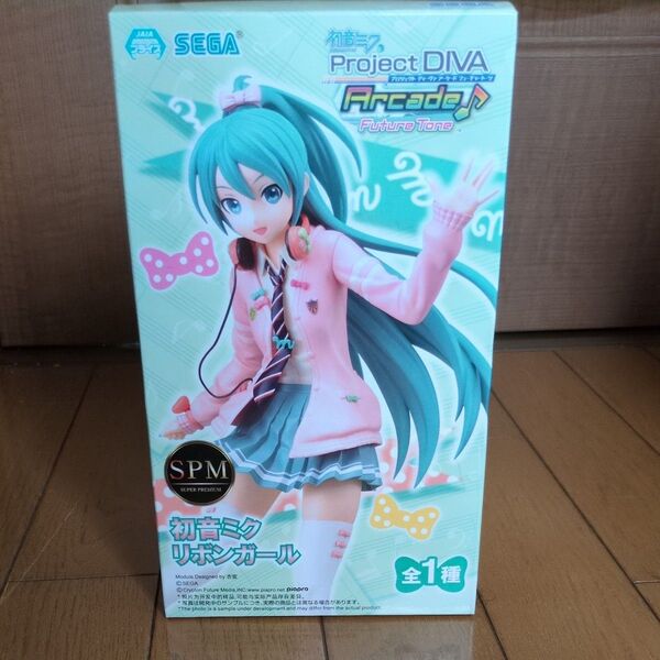 初音ミク リボンガール SPM Project DIVA Arcade Future Tone セガ フィギュア