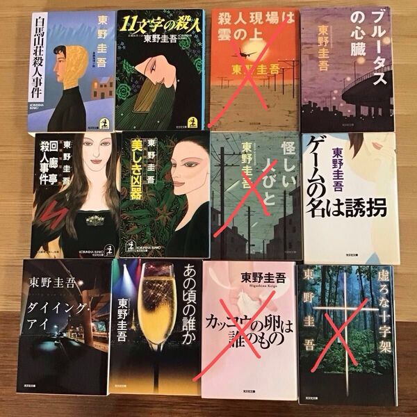 東野圭吾 中古文庫本 光文社文庫 バラ売り 4冊まで同梱可能