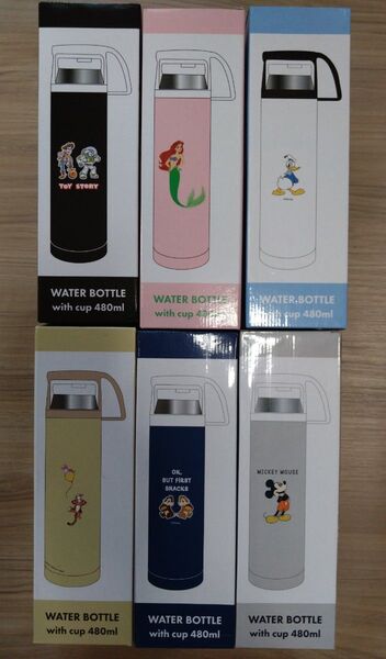 ディズニー コップ付きステンレス水筒 全6種 NO.2