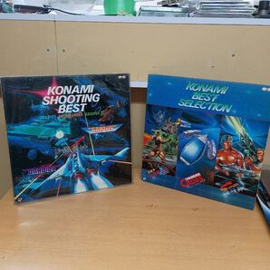 LD レーザーディスク KONAMI SHOOTING BEST KONAMI BEST SELECTION 2枚セット コナミ