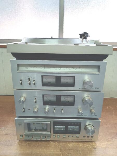 PIONEER システムコンポ CT-405 SA-7600Ⅱ TX-7800II PL-340 PN-110/Ⅱ 4台セット