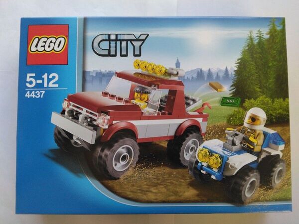 LEGO CITY Forest Police Station オフロード4WDとポリスATV 4437 レゴシティ