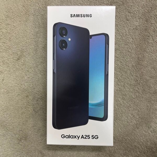 Galaxy A25 5G SM-A253Z 4GB+64GB ブラック Softbank SIMフリー店員さん通電確認のみ未使用