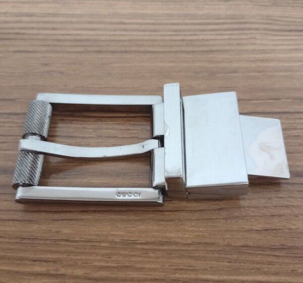 【USED】GUCCI シルバー バックル ベルト部分おまけ