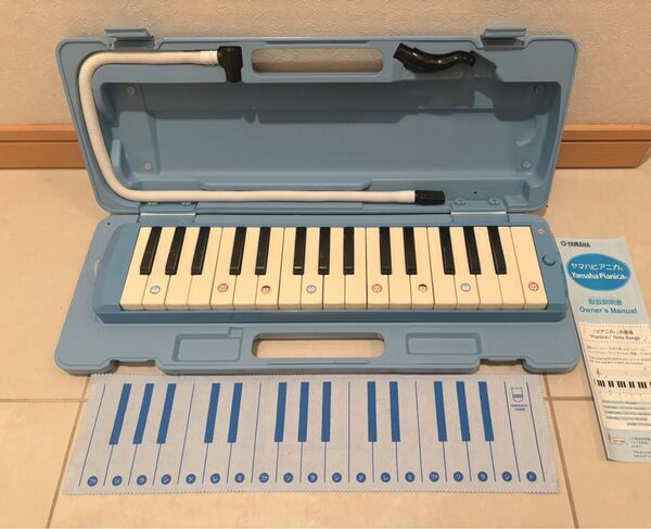 YAMAHA ピアニカ P-32D ブルー 鍵盤ハーモニカ 送料込 ヤマハ
