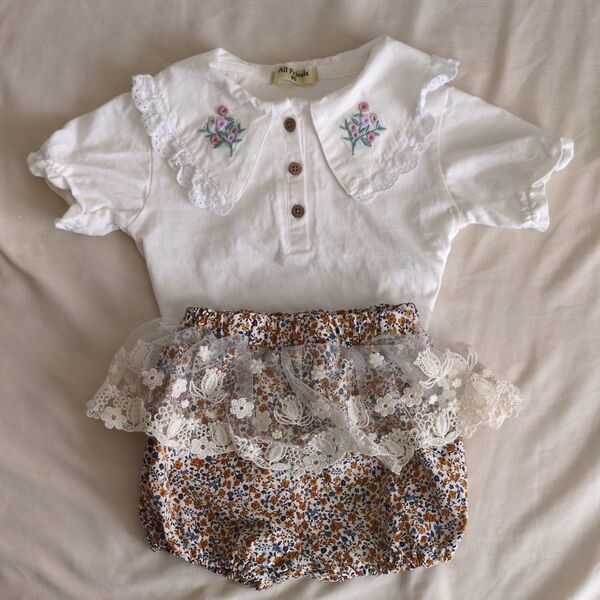 Tシャツ、かぼちゃパンツセット、ベビー服 90