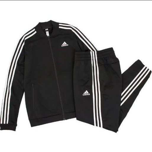 未使用 アウトレット品 adidas アディダス スポーツウェア ジャージ 上下 レディース スリーストライプス ロゴ刺繍