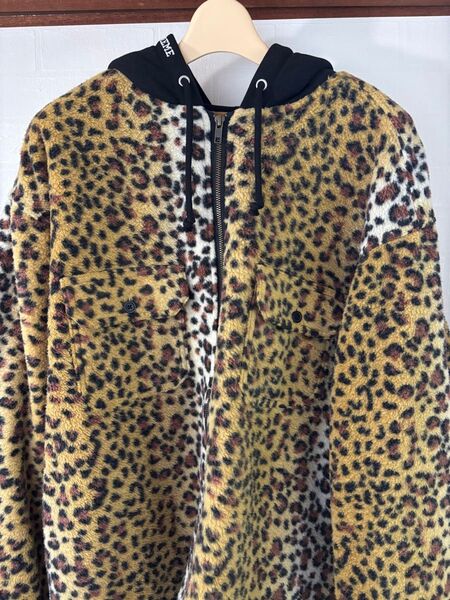 supreme Fleece Zip Up Hooded Shirt