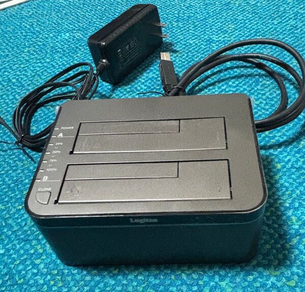 LGB-2BDPU3ES ロジテック HDDスタンド 2ベイ デュプリケーター HDD SSD対応 USB3.0