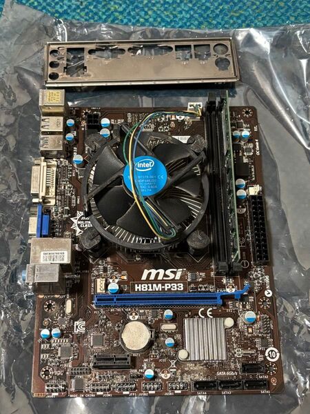 H81M-P33+CPU+メモリー+CPUファン セット