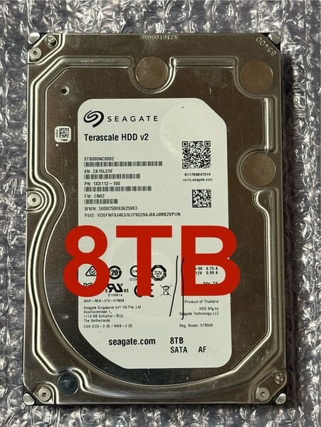 HDD 8TB Seagate ST8000NC0002