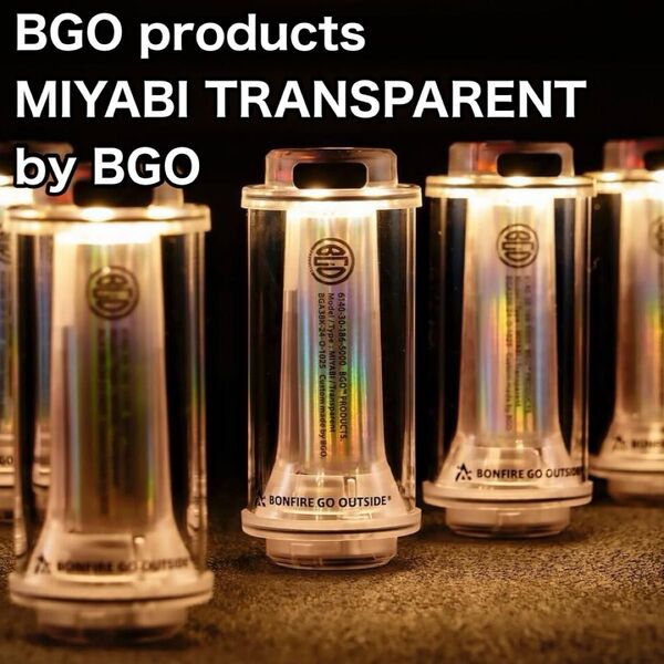 【BGO】 MIYABI TRANSPARENT by BGO 38灯