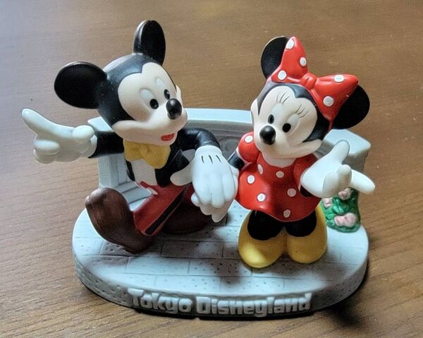 取引中 ミッキー&ミニー 置物 東京ディズニーランド