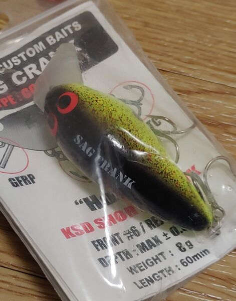 トリニティーカスタムベイツ SAG CRANK / サゴクランク 未使用品 です!