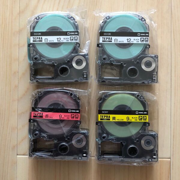 KING JIM テプラテープカートリッジ TEPRA PRO 4本未使用