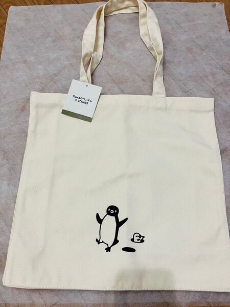 Suicaペンギン トートバッグ 未使用タグ付き 限定 マチあり