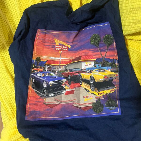 IN-N-OUT BURGER tee shirt インアンドアウトバーガー アメリカ製 Tシャツ