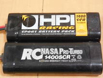 1-379 NA-SA PRO-TURBO 1400SCR 7.2V バッテリー HPI 1400 2本セット Ni-CD_画像3