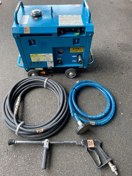 鶴見製作所 ツルミ 高圧洗浄機 エンジンシリーズ(防音タイプ) HPJ-5ESM 使用時間443時間