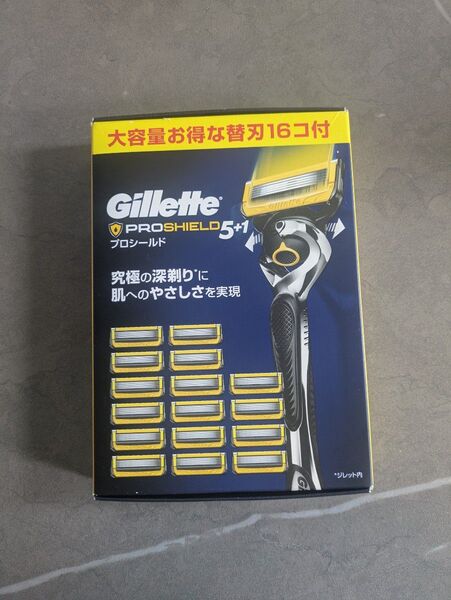【未使用】ジレット カミソリ 髭剃り プロシールド 替刃16個 Gillette