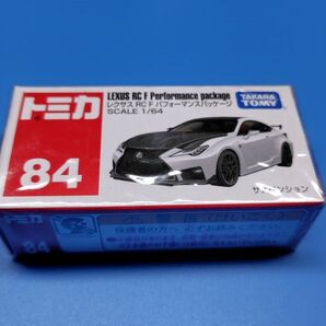 廃盤 トミカ No.84 レクサス RC F パフォーマンスパッケージ クリアケース付き 未開封発送