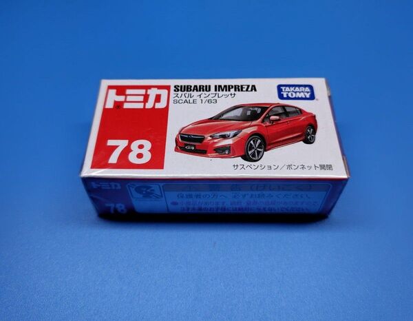 絶版 トミカ No.78 スバル インプレッサ クリアケース 未開封発送