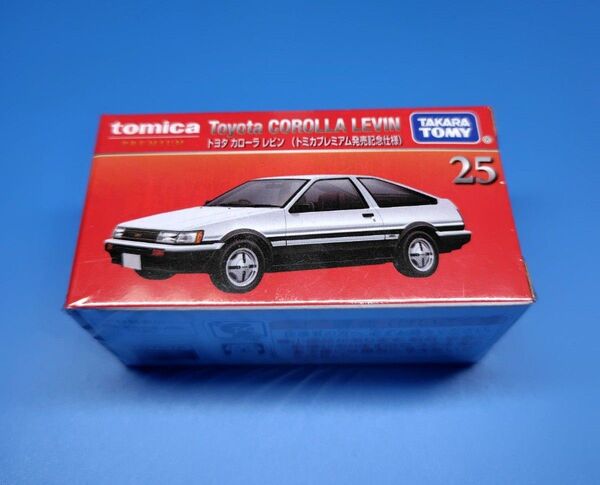トミカプレミアム 25 トヨタ カローラ レビン (発売記念仕様) クリアケース付き 未開封発送