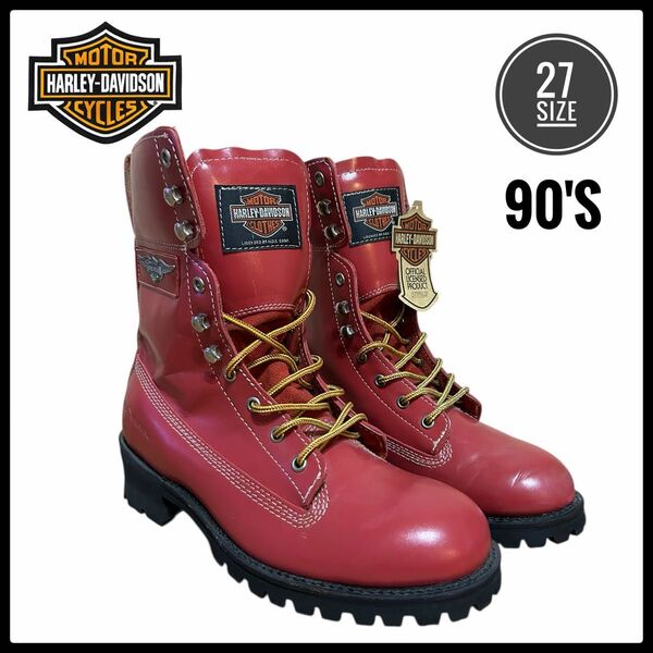 HARLEY-DAVIDSON USA ハーレーダビッドソンロングブーツ90's