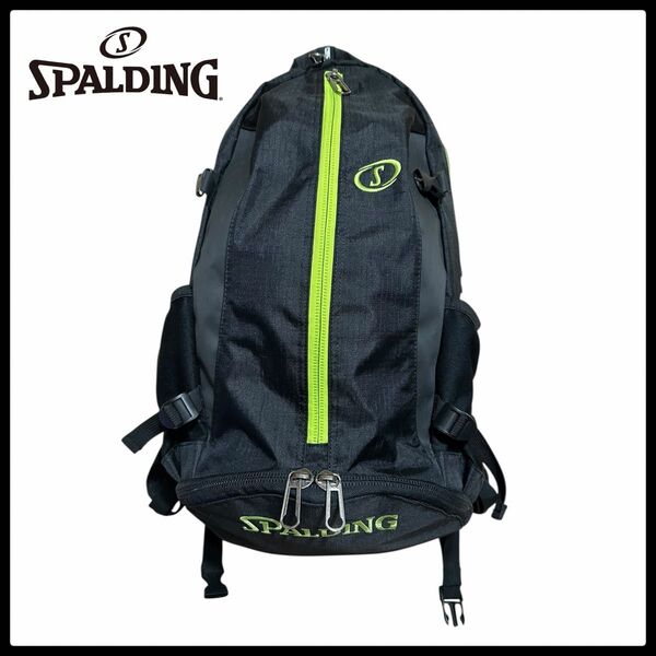 SPALDING ケイジャー ライムグリーン バスケットボールバッグ バスケ収納カバン リュック スポルディング40-007LG