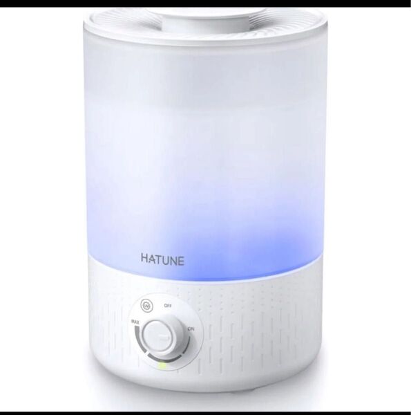 加湿器 卓上 大容量 【3.5L & ダブル吹出口 & UVライト除菌】 アロマ おしゃれ 加湿器 超音波式 上から給水 54時間