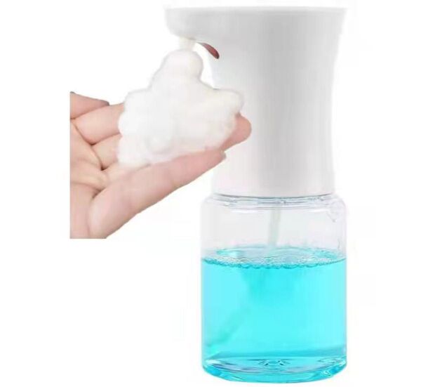 ソープディスペンサー 泡 自動 ハンドソープディスペンサー オート センサー 350ml 電池式 ハンドソープ 食器用洗剤