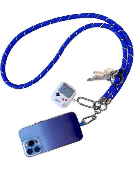スマホ ストラップ 携帯ストラップ ネックストラップ 首掛け 肩掛け 斜めがけ アウトドア 太タイプ 落下防止 長さ調整可能