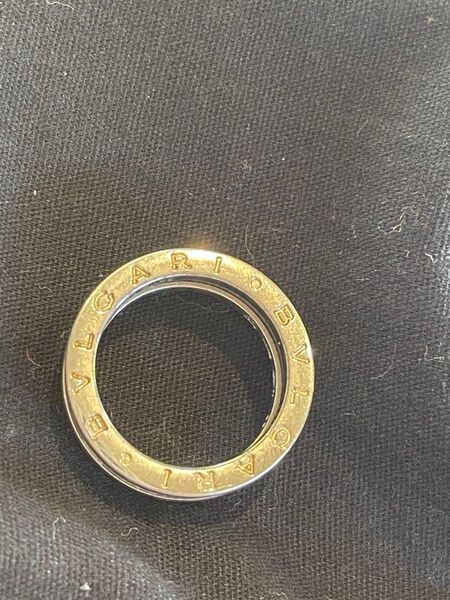 BVLGARI ビーゼロワンリング サイズ55 シルバー/ブラック BVLGARI ブルガリ リング 指輪 ビーゼロワン シルバー