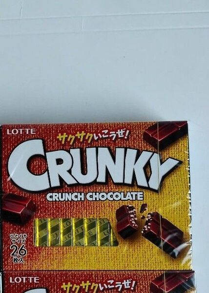 一箱 ロッテ クランキーチョコレート LOTTE ガーナ