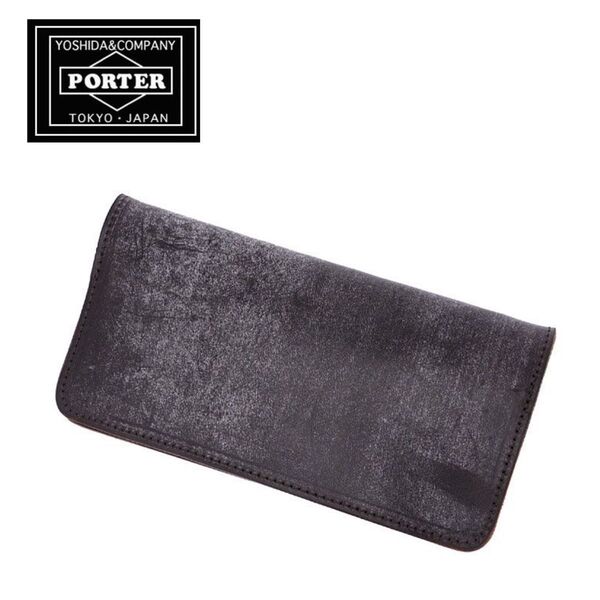 【未使用品】PORTER『CASINO』ロングウォレット 長財布 黒 ブライドルレザー