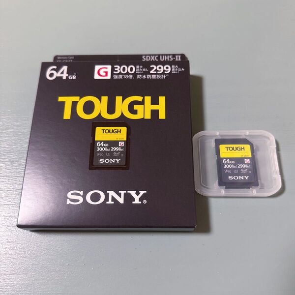 ソニー TOUGH SF-G64T SDXCメモリーカード Class10 (UHS-II) 64GB