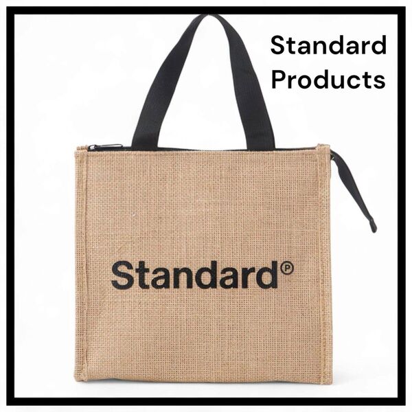 新品 Standard Products マチ広ランチバッグ ジュート素材 保冷