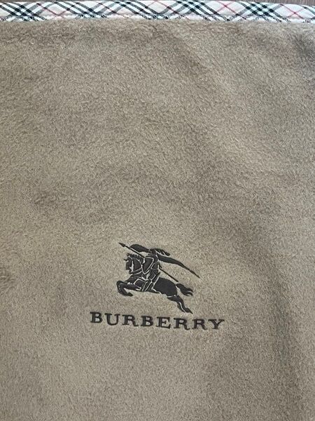 BURBERRY ウール100% 毛布 シングル 中古品
