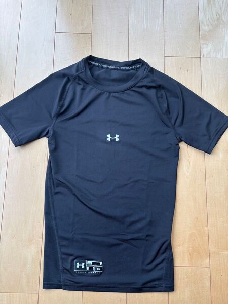 UNDER ARMOUR アンダーシャツ半袖 Sサイズ ブラック (2枚セット)